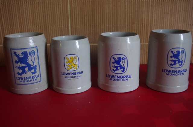 4 CHOPES GRES LOWENBRAU MUNCHEN